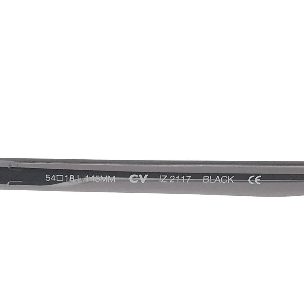 IZOD Eyeglasses Frames IZ2117 BLACK Gray Rectangle Full Rim 54-18-145